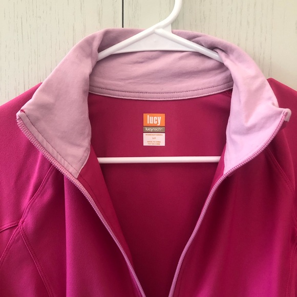 Lucy Tech Pink Full Zip Athletic Jacket - Picture 7 of 12